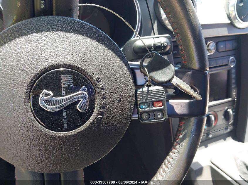 2008 Ford Shelby Gt500 VIN: 1ZVHT88S885189202 Lot: 39587780