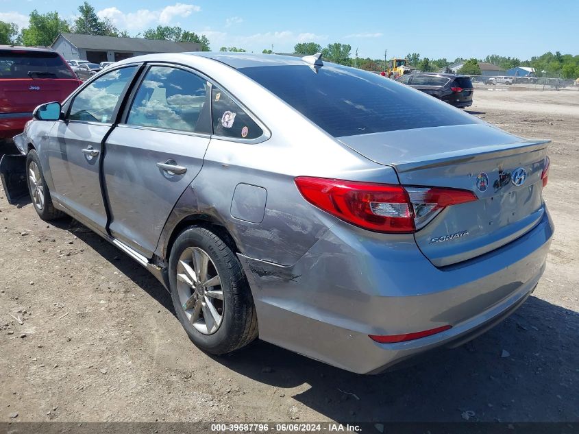 2015 Hyundai Sonata Se VIN: 5NPE24AF8FH163517 Lot: 39587796