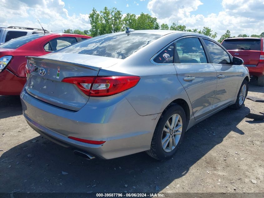 2015 Hyundai Sonata Se VIN: 5NPE24AF8FH163517 Lot: 39587796