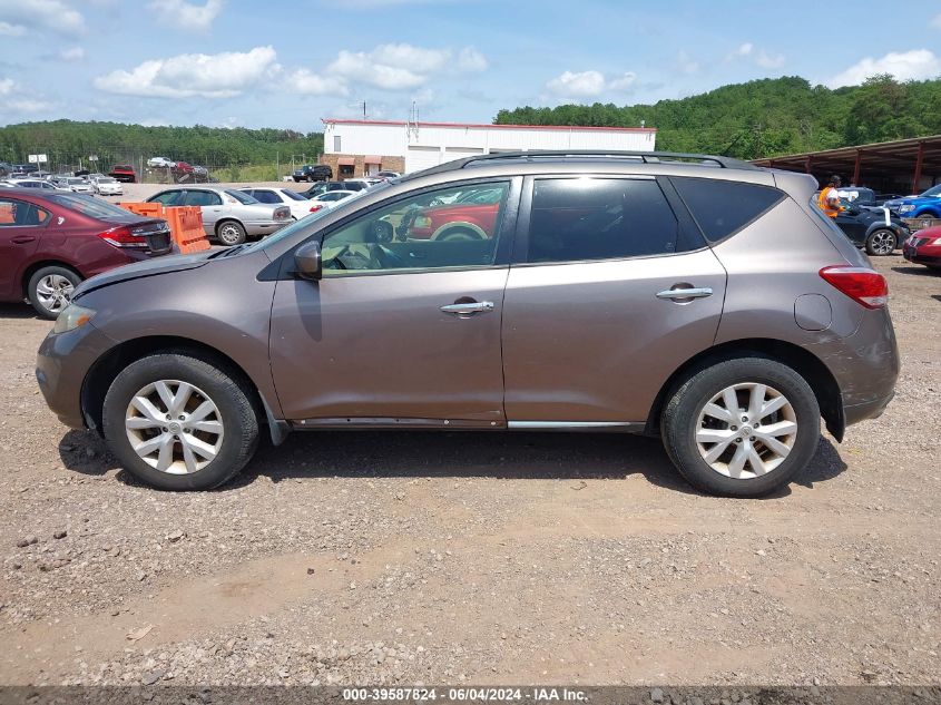 2013 Nissan Murano Sl VIN: JN8AZ1MW2DW312469 Lot: 39587824