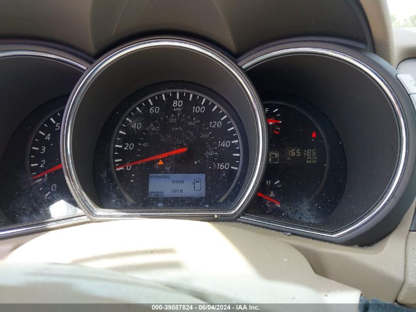 2013 Nissan Murano Sl VIN: JN8AZ1MW2DW312469 Lot: 39587824