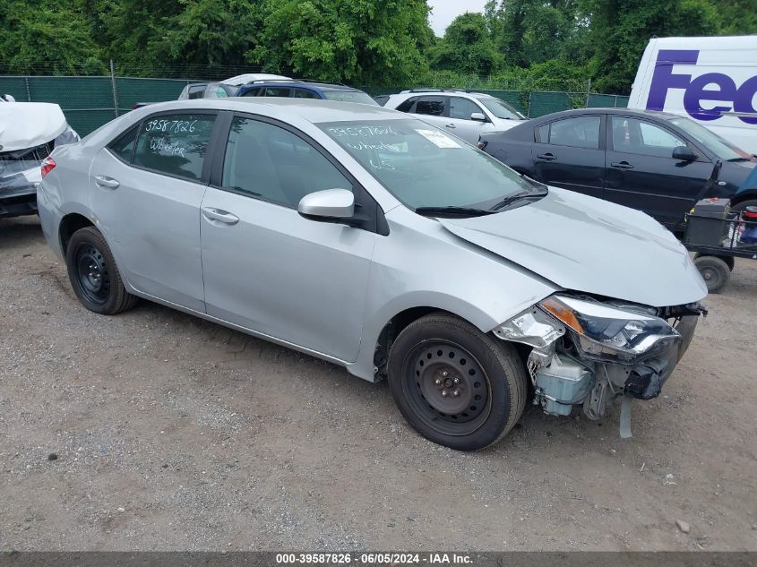 2015 Toyota Corolla L/Le/Le Pls/Prm/S/S Pls VIN: 5YFBURHE8FP254765 Lot: 39587826