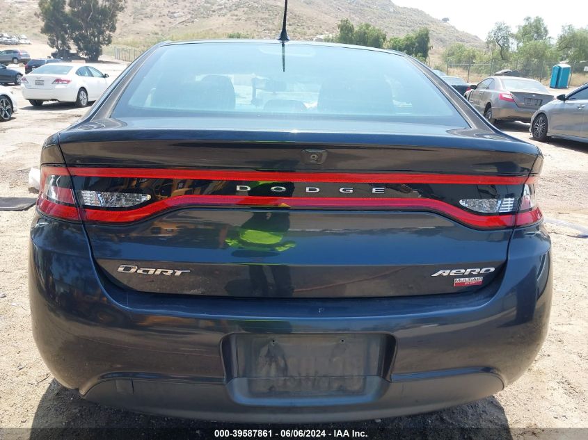 2013 Dodge Dart Aero VIN: 1C3CDFAH3DD296398 Lot: 39587861