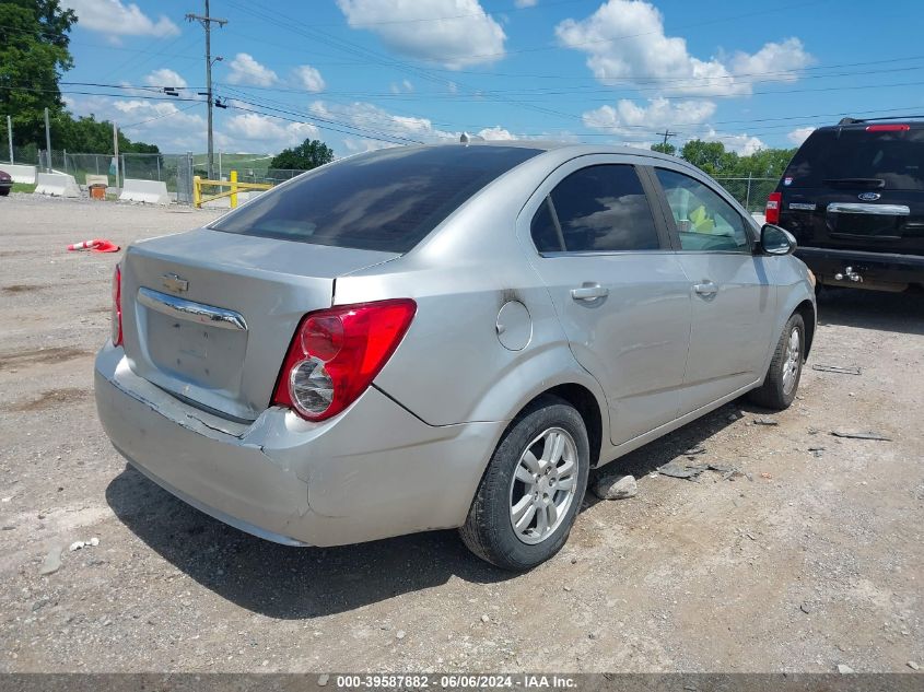 2014 Chevrolet Sonic Lt VIN: 1G1JC5SH8E4135148 Lot: 39587882