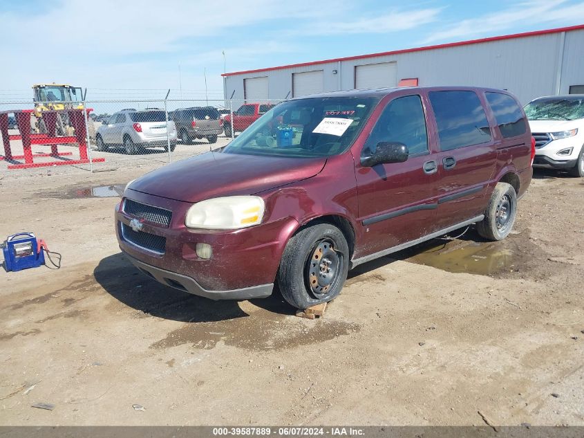 2008 Chevrolet Uplander Ls VIN: 1GNDV23W68D177999 Lot: 39587889