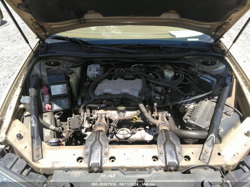 2000 Chevrolet Impala VIN: 2G1WF55E1Y9151689 Lot: 39587916