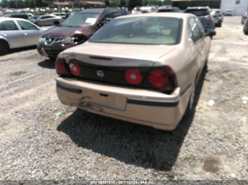2000 Chevrolet Impala VIN: 2G1WF55E1Y9151689 Lot: 39587916