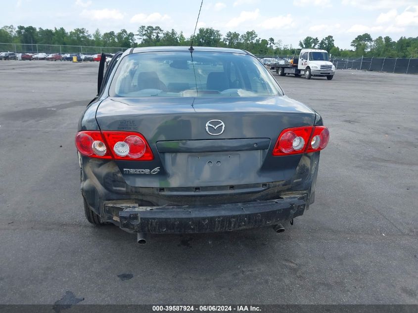 2005 Mazda Mazda6 I Base VIN: 1YVFP80C555M43585 Lot: 39587924