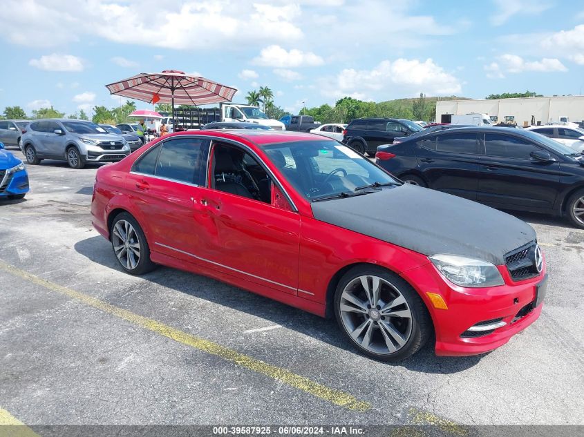 2011 Mercedes-Benz C-Class C 300 VIN: WDDGF8BB2BR163067 Lot: 39587925