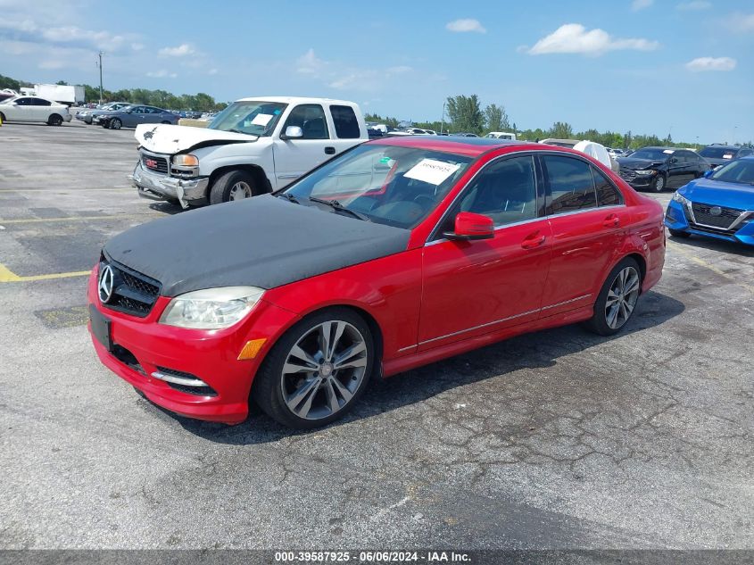 2011 Mercedes-Benz C-Class C 300 VIN: WDDGF8BB2BR163067 Lot: 39587925