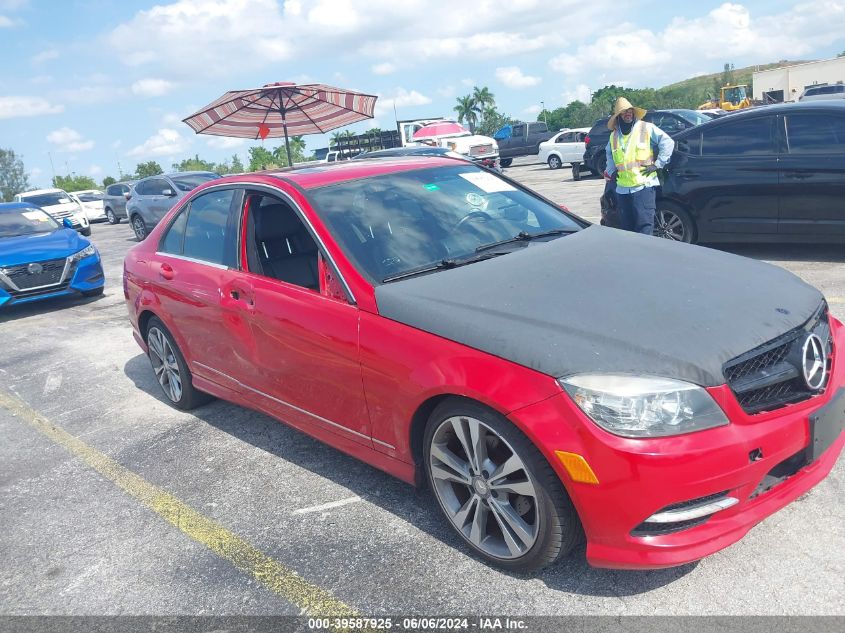 2011 Mercedes-Benz C-Class C 300 VIN: WDDGF8BB2BR163067 Lot: 39587925