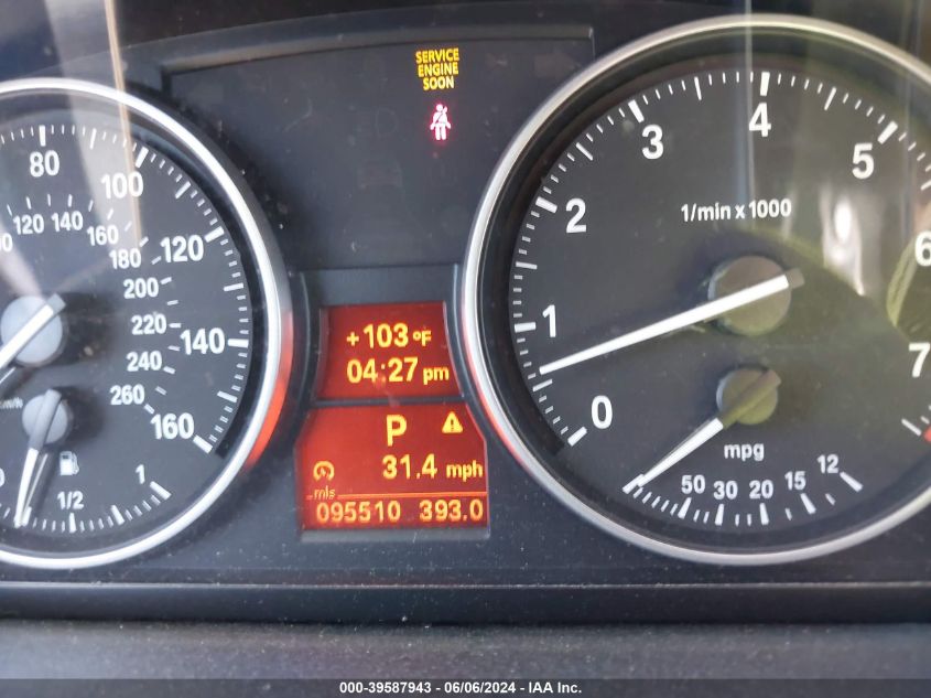 2011 BMW 328I xDrive VIN: WBAPK5C52BA995047 Lot: 39587943