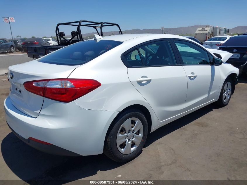 2015 Kia Forte Lx VIN: KNAFX4A62F5275717 Lot: 39587951