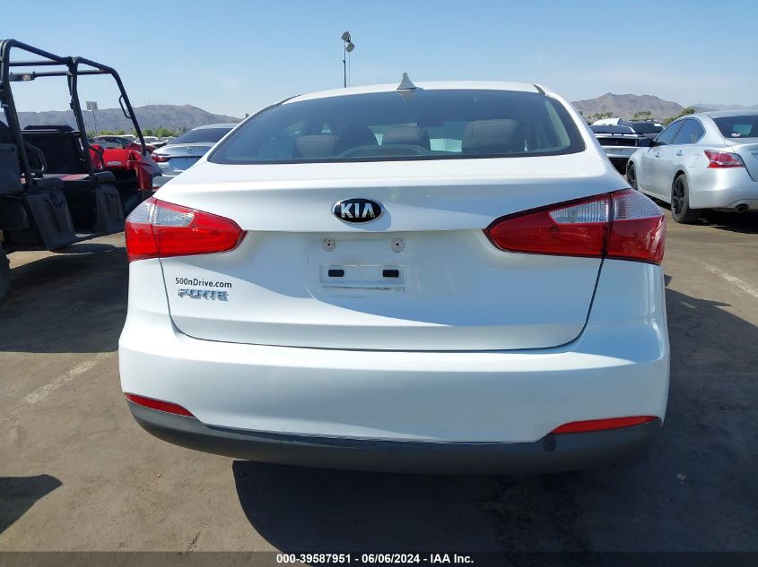 2015 Kia Forte Lx VIN: KNAFX4A62F5275717 Lot: 39587951