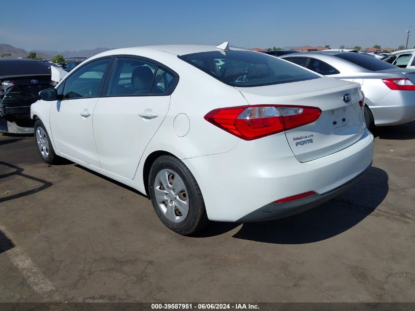 2015 Kia Forte Lx VIN: KNAFX4A62F5275717 Lot: 39587951