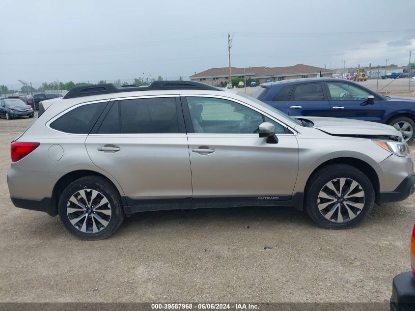 2015 Subaru Outback 2.5I Limited VIN: 4S4BSBNC1F3272691 Lot: 39587968