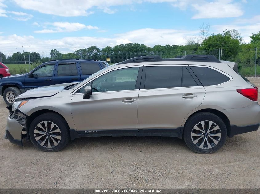 2015 Subaru Outback 2.5I Limited VIN: 4S4BSBNC1F3272691 Lot: 39587968