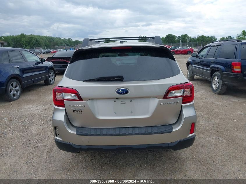 2015 Subaru Outback 2.5I Limited VIN: 4S4BSBNC1F3272691 Lot: 39587968