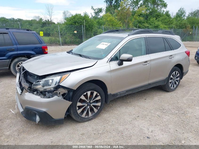 2015 Subaru Outback 2.5I Limited VIN: 4S4BSBNC1F3272691 Lot: 39587968