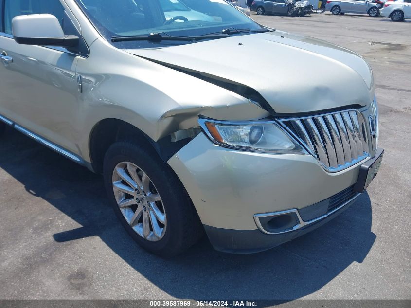 2011 Lincoln Mkx VIN: 2LMDJ8JK8BBJ17226 Lot: 39587969