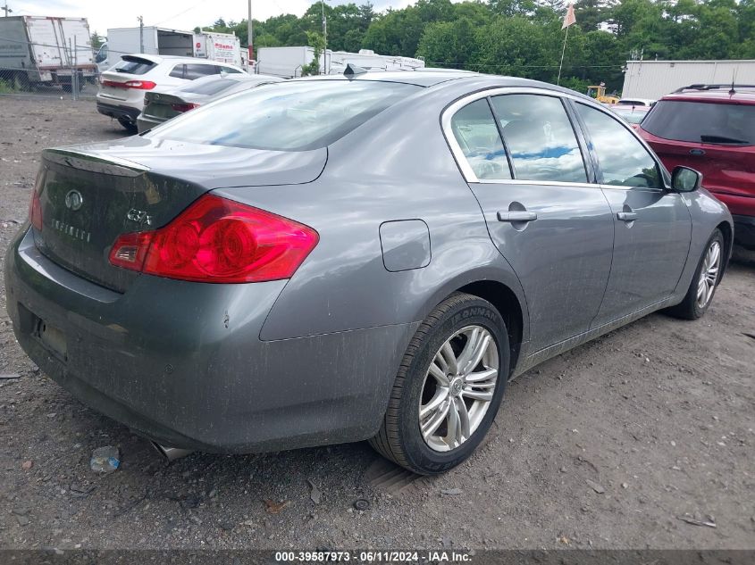 2013 Infiniti G37X VIN: JN1CV6AR8DM356910 Lot: 39587973