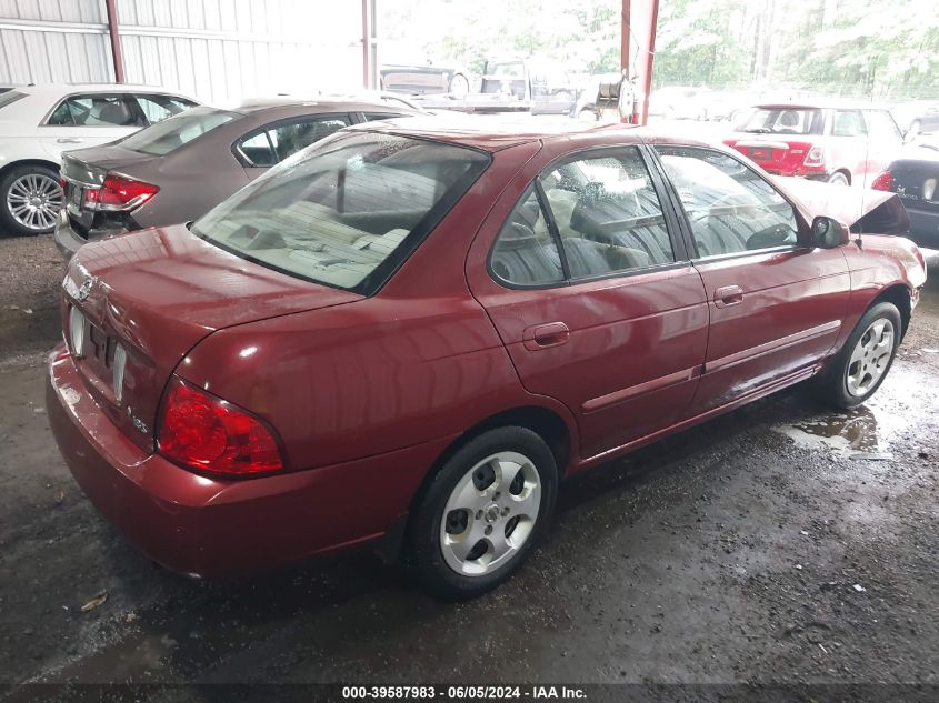 2004 Nissan Sentra 1.8S VIN: 3N1CB51DX4L826632 Lot: 39587983