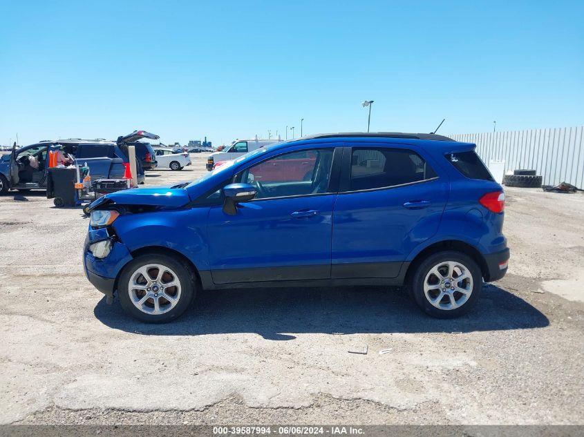 2020 Ford Ecosport Se VIN: MAJ3S2GE3LC314206 Lot: 39587994