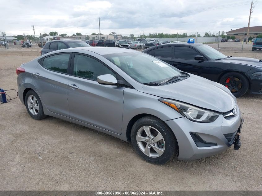 5NPDH4AE2FH579791 2015 HYUNDAI ELANTRA - Image 1