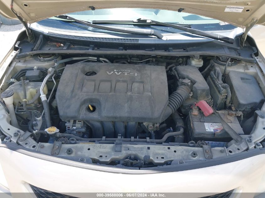 2010 Toyota Corolla Le VIN: 2T1BU4EE7AC382253 Lot: 39588006