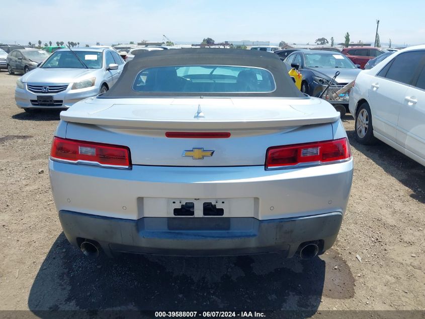 2015 Chevrolet Camaro 1Lt VIN: 2G1FD3D34F9275138 Lot: 39588007