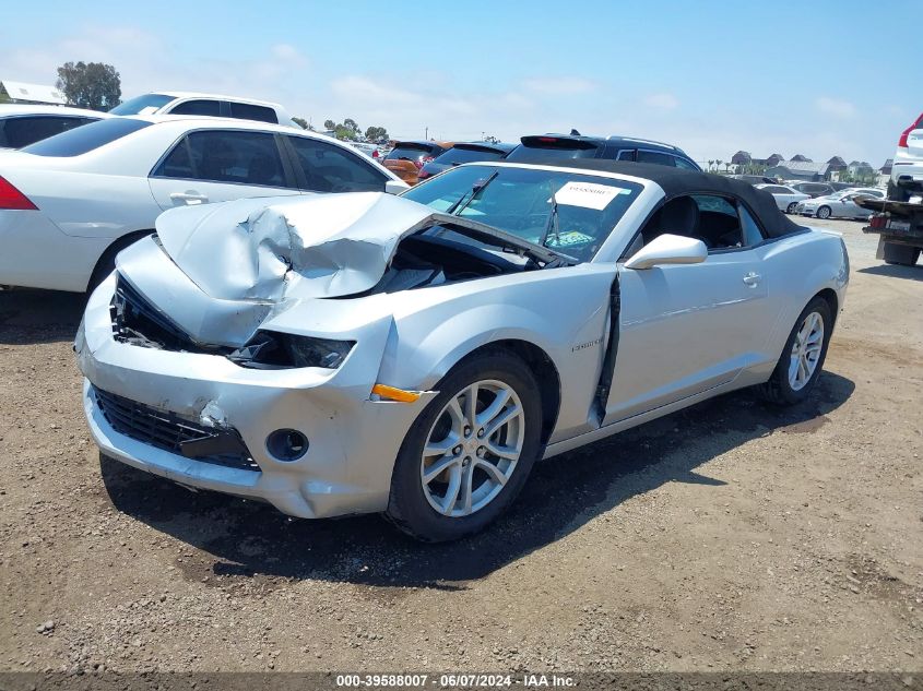 2015 Chevrolet Camaro 1Lt VIN: 2G1FD3D34F9275138 Lot: 39588007