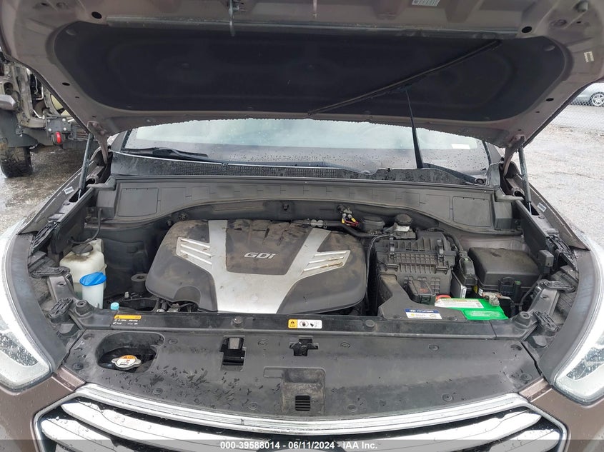 2014 Hyundai Santa Fe Gls VIN: KM8SM4HF6EU040110 Lot: 39588014