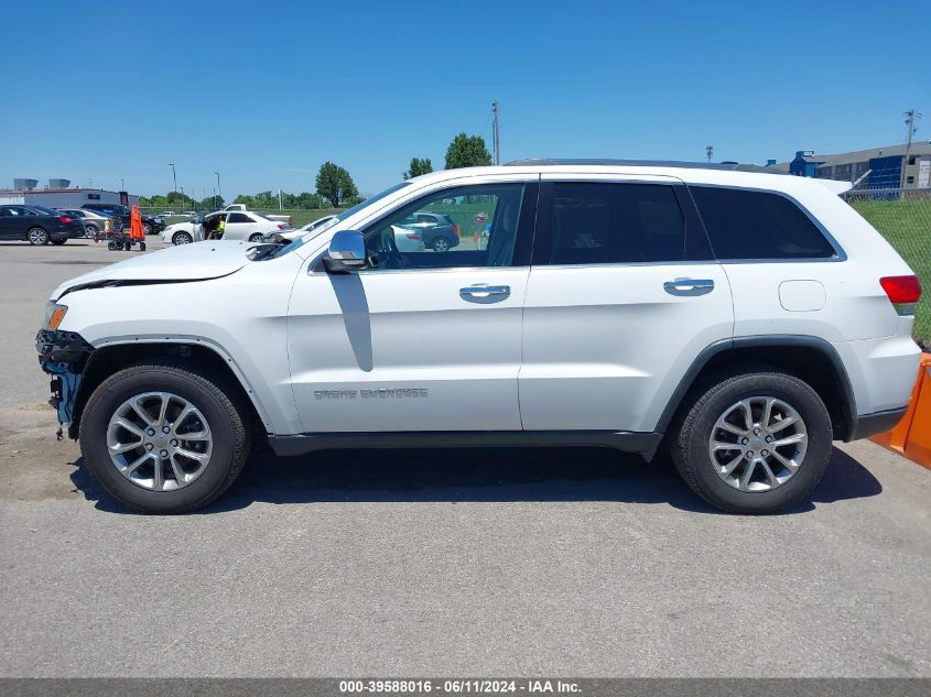 2016 Jeep Grand Cherokee Limited VIN: 1C4RJFBG8GC390310 Lot: 39588016