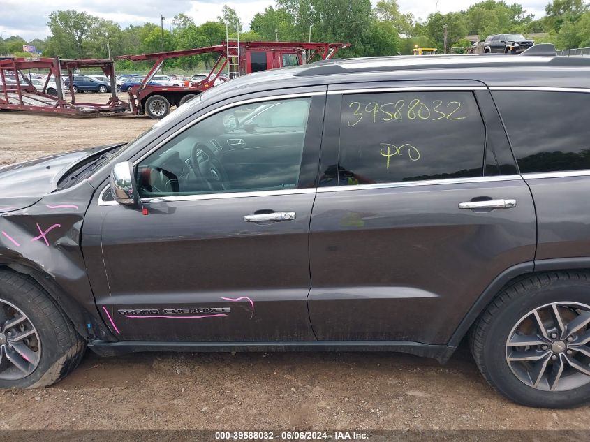 2018 Jeep Grand Cherokee Limited 4X4 VIN: 1C4RJFBG2JC104765 Lot: 39588032