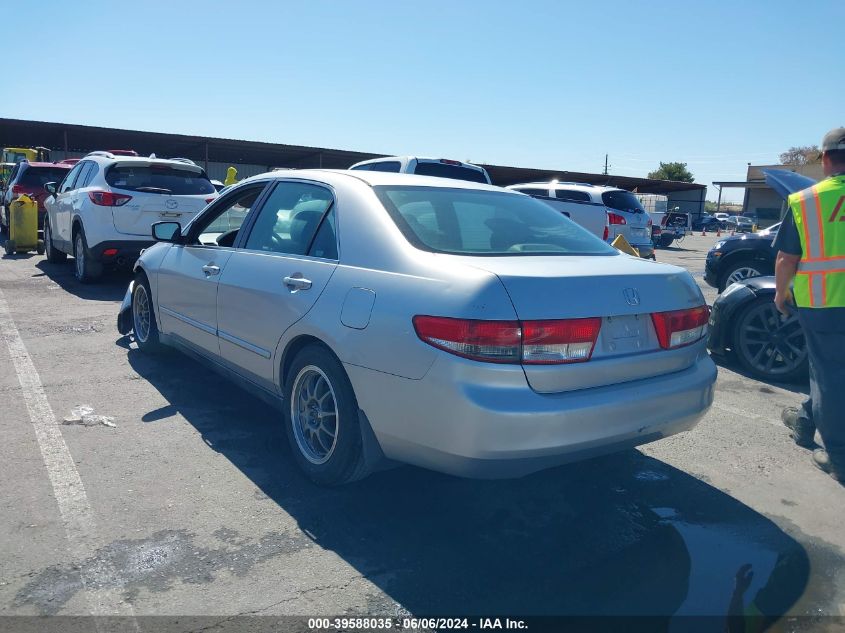 2003 Honda Accord 2.4 Lx VIN: 1HGCM55363A043534 Lot: 39588035