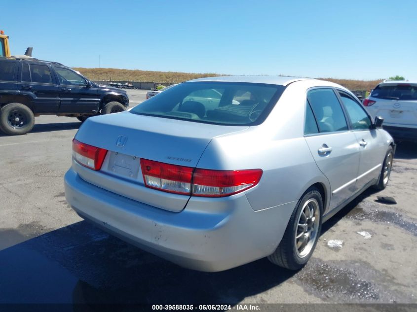 2003 Honda Accord 2.4 Lx VIN: 1HGCM55363A043534 Lot: 39588035