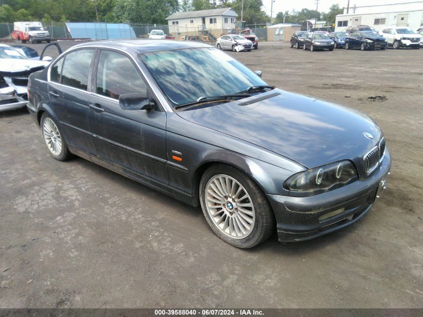 2001 BMW 330I VIN: WBAAV53411JS92963 Lot: 39588040