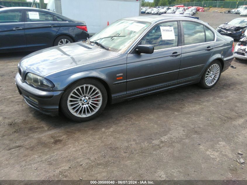 2001 BMW 330I VIN: WBAAV53411JS92963 Lot: 39588040