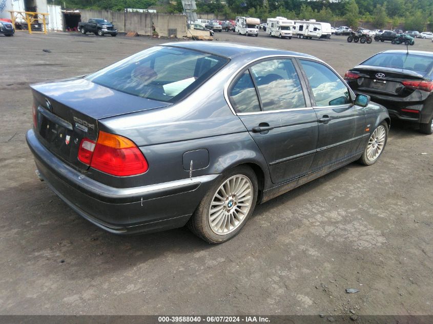 2001 BMW 330I VIN: WBAAV53411JS92963 Lot: 39588040