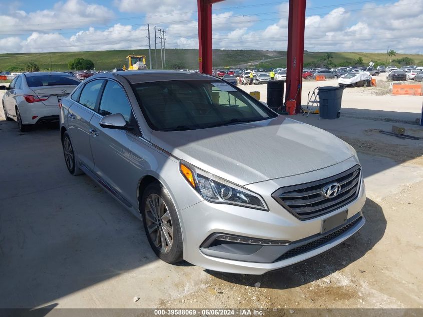 2015 Hyundai Sonata Sport VIN: 5NPE34AF6FH100574 Lot: 39588069