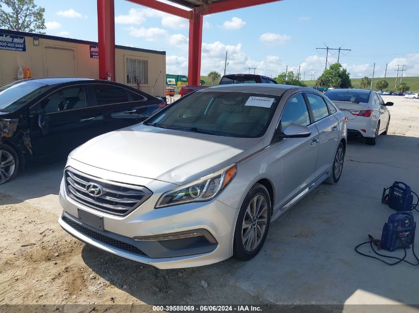 2015 Hyundai Sonata Sport VIN: 5NPE34AF6FH100574 Lot: 39588069