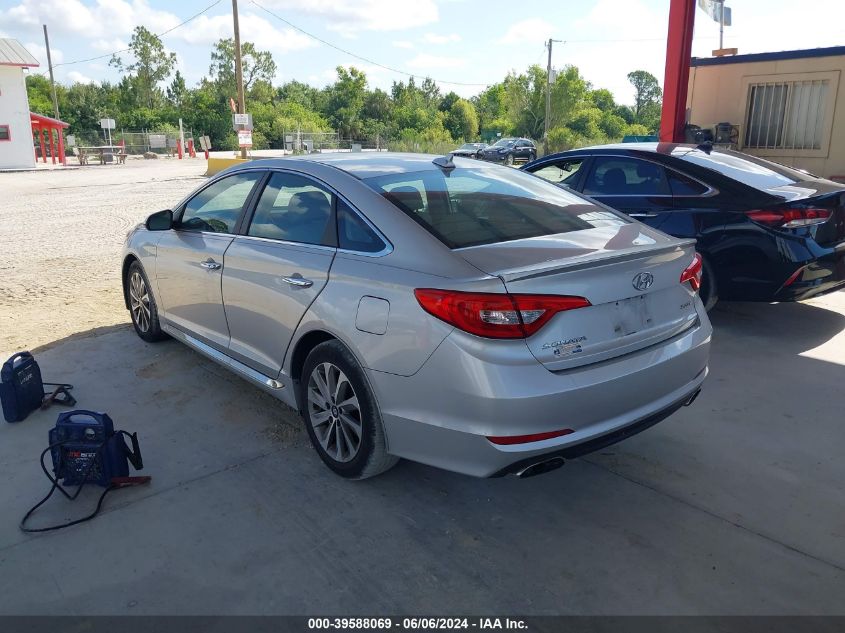 2015 Hyundai Sonata Sport VIN: 5NPE34AF6FH100574 Lot: 39588069