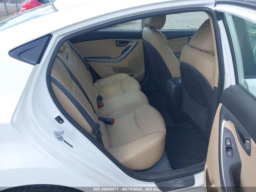 2012 Hyundai Elantra Limited VIN: 5NPDH4AEXCH083603 Lot: 39588071