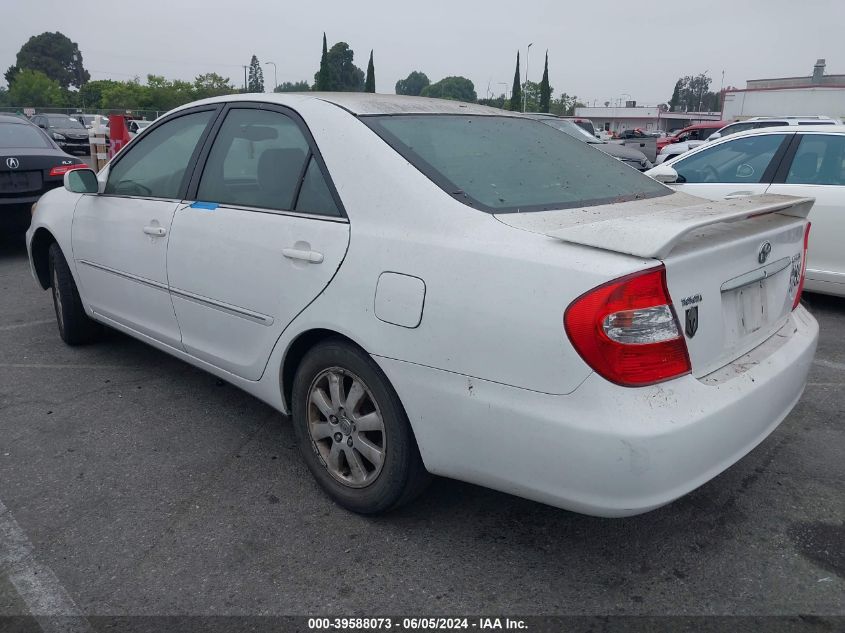 2004 Toyota Camry Xle VIN: 4T1BE30K44U355597 Lot: 39588073