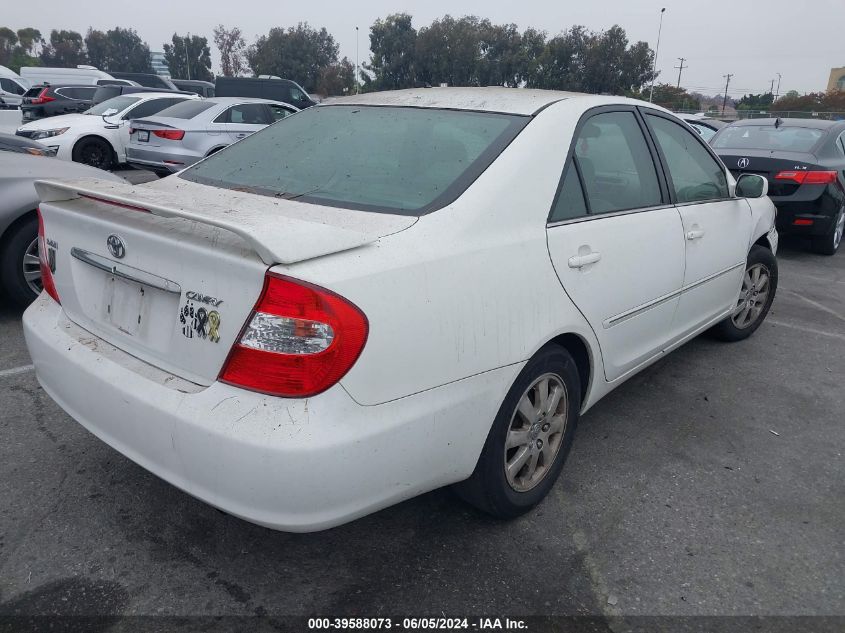 2004 Toyota Camry Xle VIN: 4T1BE30K44U355597 Lot: 39588073