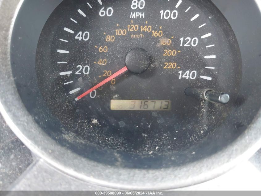 2002 Toyota Highlander V6 VIN: JTEGF21A120049349 Lot: 39588090