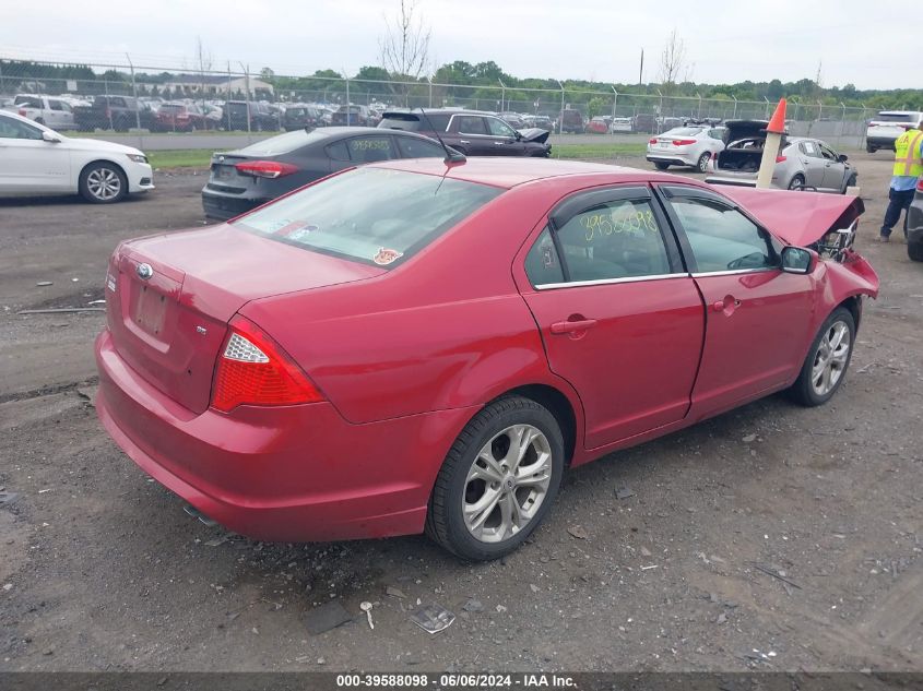 2012 Ford Fusion Se VIN: 3FAHP0HA0CR402591 Lot: 39588098