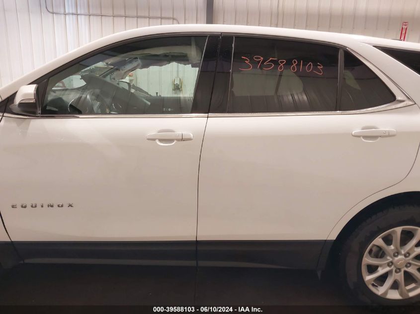 2018 Chevrolet Equinox Lt VIN: 2GNAXSEVXJ6296872 Lot: 39588103