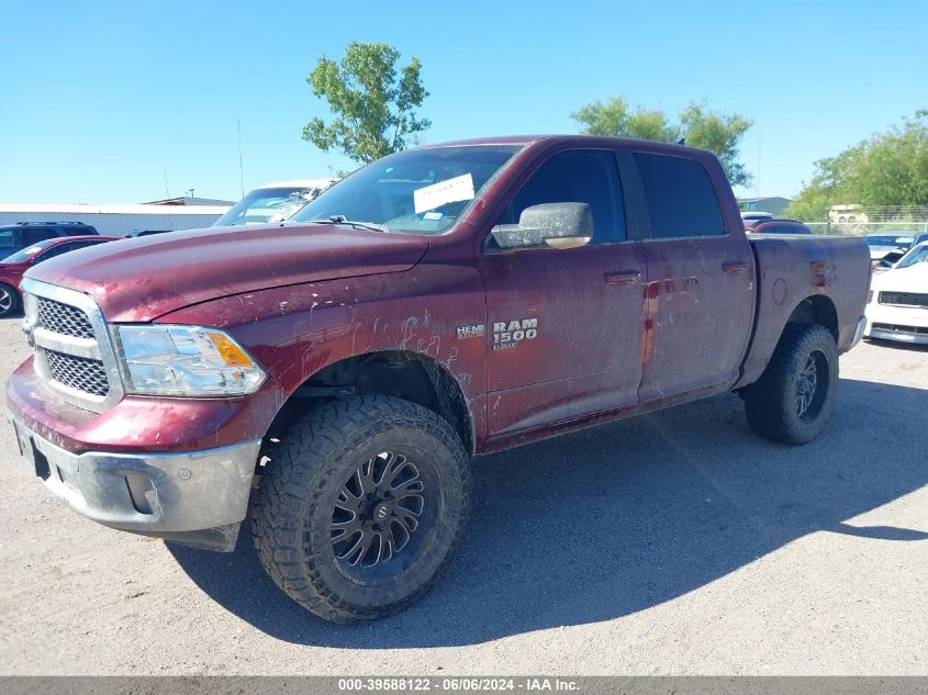 2019 Ram 1500 Classic Lone Star 4X2 5'7 Box VIN: 1C6RR6LTXKS529024 Lot: 39588122