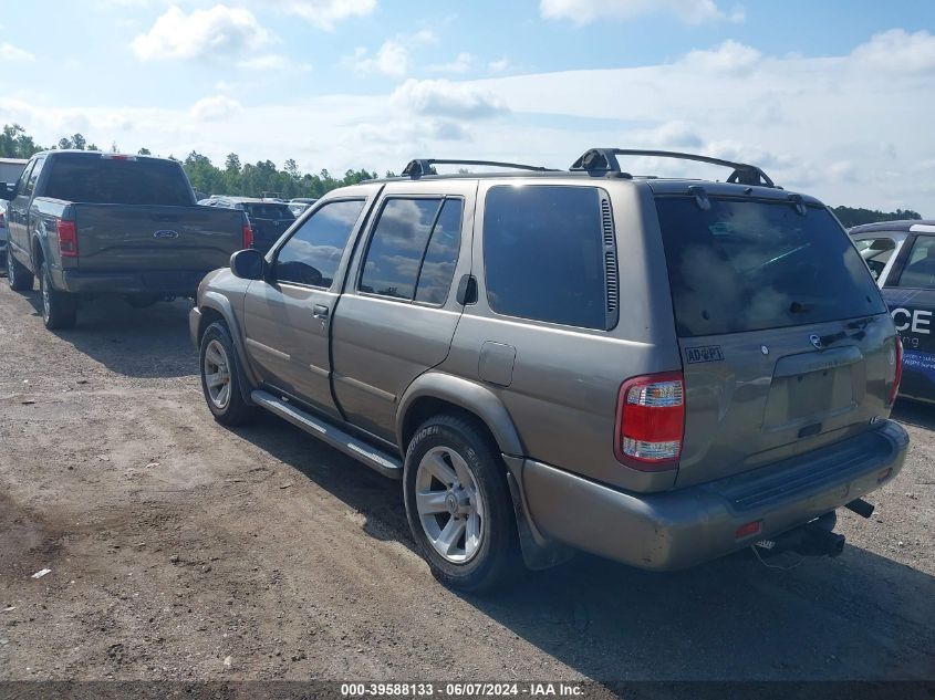 2002 Nissan Pathfinder Le VIN: JN8DR09X92W659321 Lot: 39588133